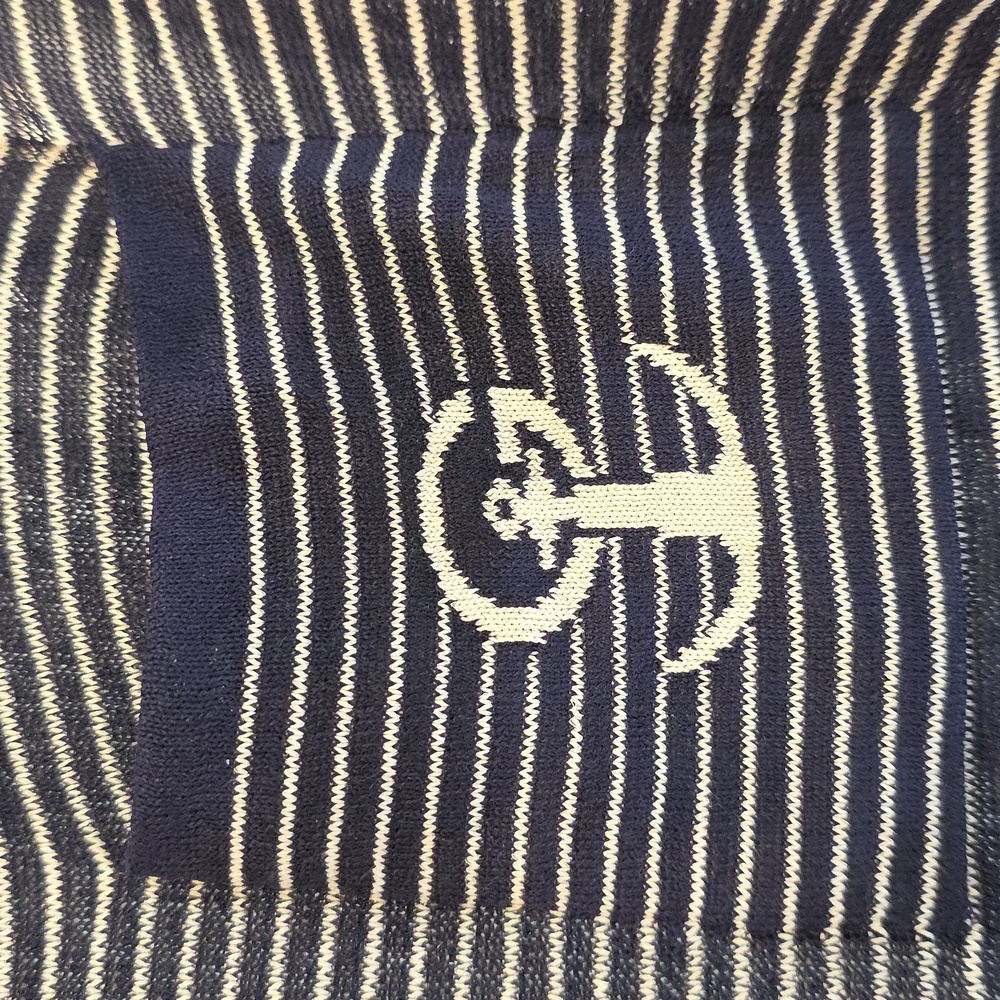 Gucci Silk Knit Nautical G Logo Sherry Web Sleeveless Pocket Blouse - Picture 7 of 16